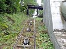 Standseilbahn Kraftwerk Turtmann Oberems - Foto Hansruedi Imgrüth Histec Archiv standseilbahnen.ch Standseilbahn Kraftwerk Turtmann Oberems - Foto Hansruedi Imgrüth Histec Archiv standseilbahnen.ch