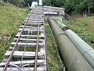 Standseilbahn Kraftwerk Turtmann Oberems - Foto Hansruedi Imgrüth Histec Archiv standseilbahnen.ch Standseilbahn Kraftwerk Turtmann Oberems - Foto Hansruedi Imgrüth Histec Archiv standseilbahnen.ch