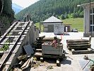 Standseilbahn Kraftwerk Turtmann Oberems - Foto Hansruedi Imgrüth Histec Archiv standseilbahnen.ch Standseilbahn Kraftwerk Turtmann Oberems - Foto Hansruedi Imgrüth Histec Archiv standseilbahnen.ch