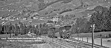 Iltiosbahn - Standseilbahn Unterwasser Iltios - sehr frühes Foto aus dem Eröffnungsjahr 1934 am Ende der Bauzeit - links von der Standseilbahn ist noch das Gleis der Bau-Standseilbahn vorhanden - Foto Archiv standseilbahnen.ch Iltiosbahn - Standseilbahn Unterwasser Iltios - sehr frühes Foto aus dem Eröffnungsjahr 1934 am Ende der Bauzeit - links von der Standseilbahn ist noch das Gleis der Bau-Standseilbahn vorhanden - Foto Archiv standseilbahnen.ch