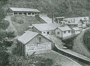 Bei der Zementfabrik Fabrique de Ciment in Convers war dieser Bremsberg - eine Standseilbahn ohne Antrieb - in Betrieb. Anschlussgleis - Fabrik - Foto Archiv standseilbahnen.ch Bei der Zementfabrik Fabrique de Ciment in Convers war dieser Bremsberg - eine Standseilbahn ohne Antrieb - in Betrieb. Anschlussgleis - Fabrik - Foto Archiv standseilbahnen.ch