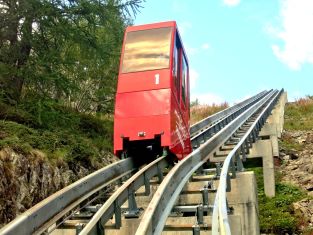 Die obere Standseilbahn Minifunic beim Lac d'Emosson wird modernisiert - Foto Archiv standseilbahnen.ch Die obere Standseilbahn Minifunic beim Lac d'Emosson wird modernisiert - Foto Archiv standseilbahnen.ch