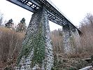 Interlaken Harder Kulm Standseilbahn - Viadukt aus dem Eröffnungsjahr 1908