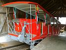 Wagen der Giessbachbahn in der Talstation