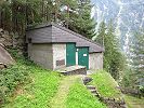 Standseilbahn Kraftwerk Gurtnellen Gorneren - Bergstation Gorneren - das aktuelle Windenhaus wurde gemäss Kanton Uri im Jahr 1999 gebaut - Foto Archiv standseilbahnen.ch