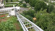 Domat/Ems Friedhof öffentlicher Schräglift Standseilbahn Foto Markus Seitz Archiv standseilbahnen.ch Domat/Ems Friedhof öffentlicher Schräglift Standseilbahn Foto Markus Seitz Archiv standseilbahnen.ch