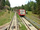 Standseilbahn Parsenn Parsennbahn Davos Höhenweg - Ausweiche