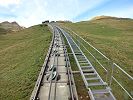 Standseilbahn Parsenn Parsennbahn Davos Höhenweg - Bergfahrt