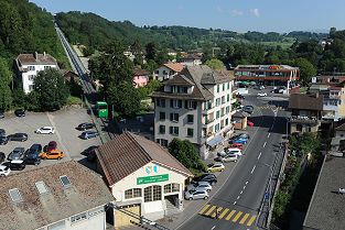 Standseilbahn funiculaire Cossonay