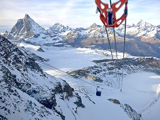 Glacier Ride Klein Matterhorn Zermatt - eine der spektakulärsten Seilbahnen der Welt