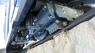 Standseilbahn aktuelle Fangbremse Zangenbremse 2025 Foto Markus Seitz Archiv standseilbahnen.ch Standseilbahn aktuelle Fangbremse Zangenbremse 2025 Foto Markus Seitz Archiv standseilbahnen.ch